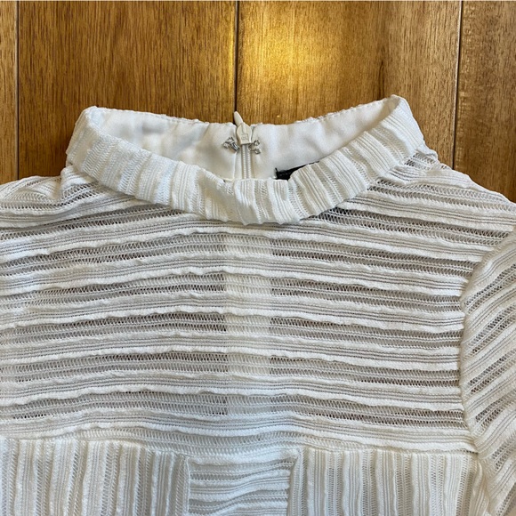 Lulus White Ruffled Long Sleeve Dress - Picture 2 of 5